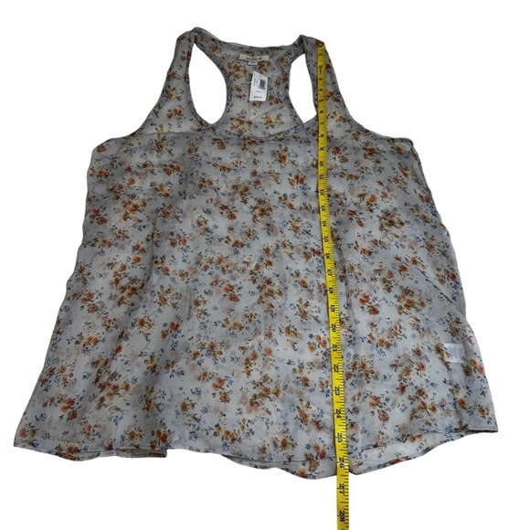 Aerie Blue Floral Tank Top Size M Flowy Design Perfect for Layering Vintage NWT - Picture 11 of 12